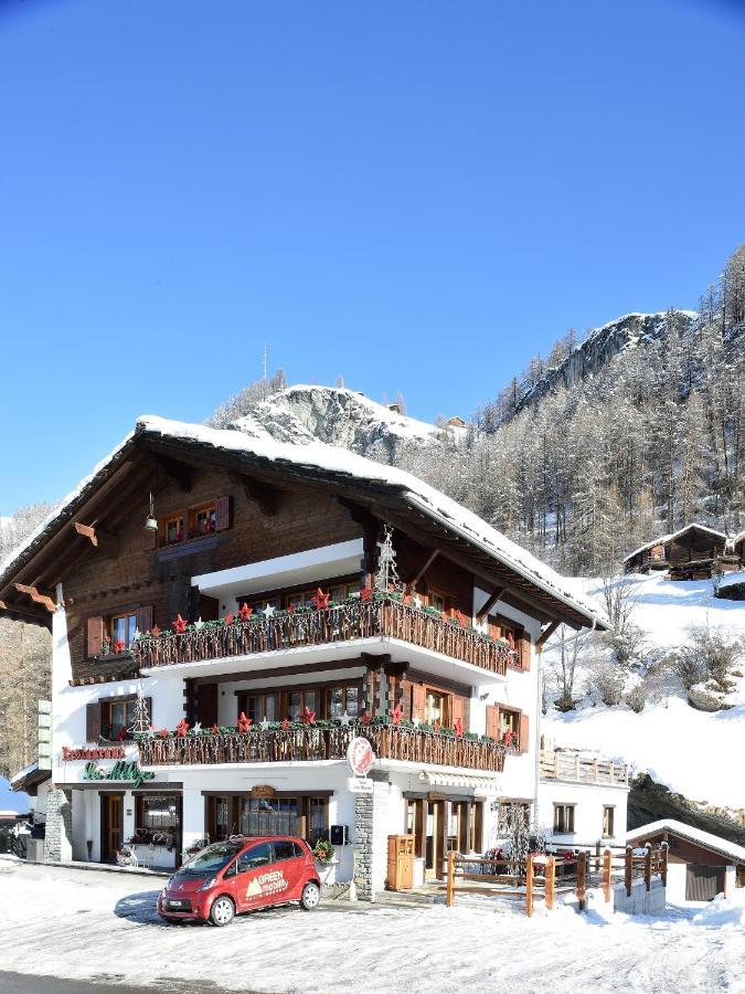 Hotel Les Melezes Hauderes Bagian luar foto
