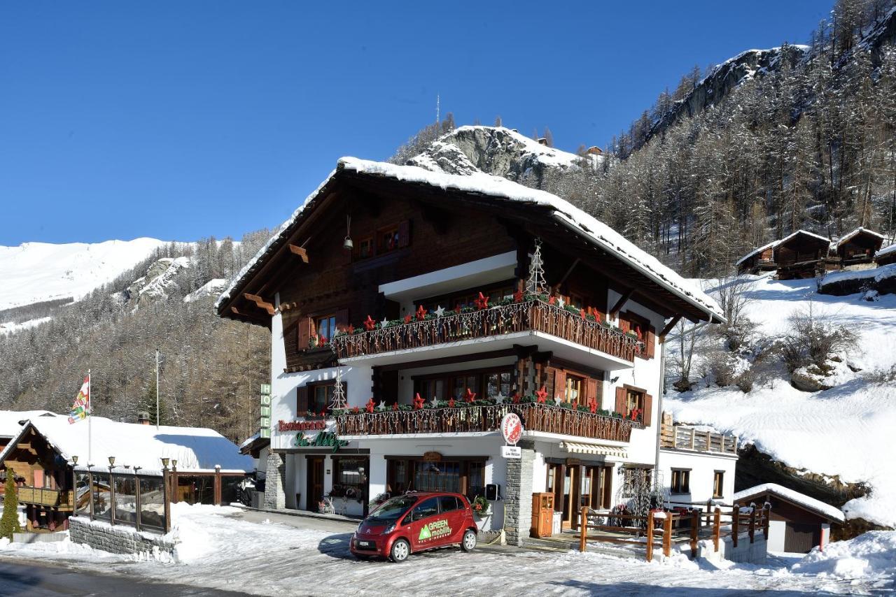 Hotel Les Melezes Hauderes Bagian luar foto