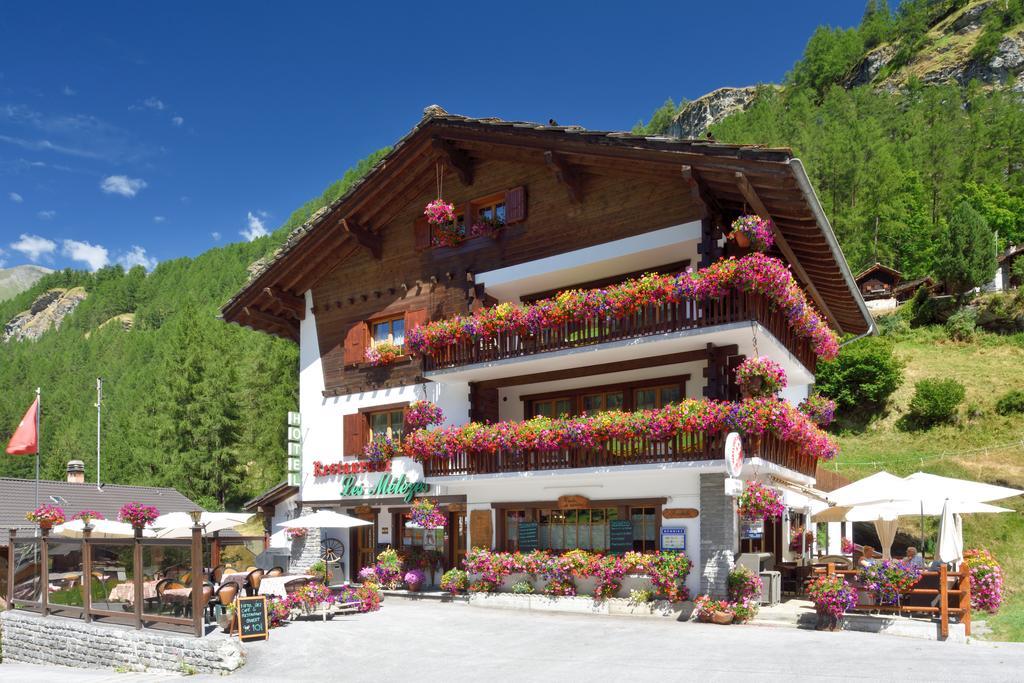 Hotel Les Melezes Hauderes Bagian luar foto