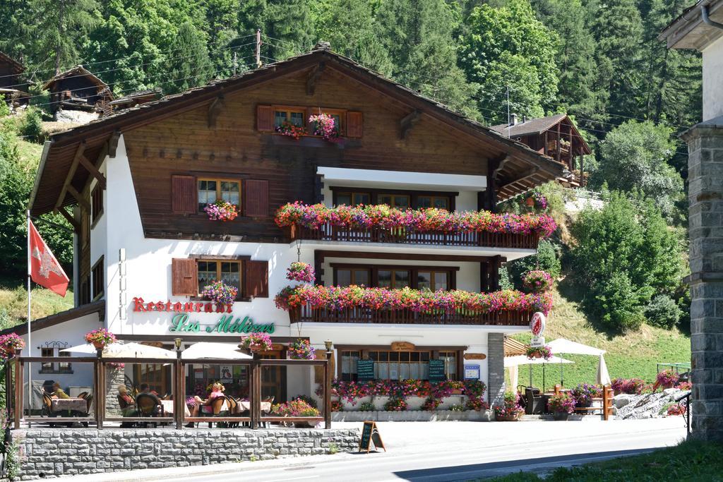 Hotel Les Melezes Hauderes Bagian luar foto