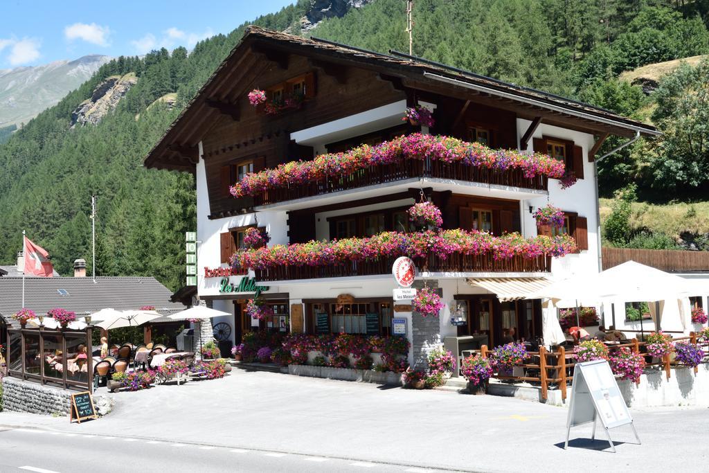Hotel Les Melezes Hauderes Bagian luar foto