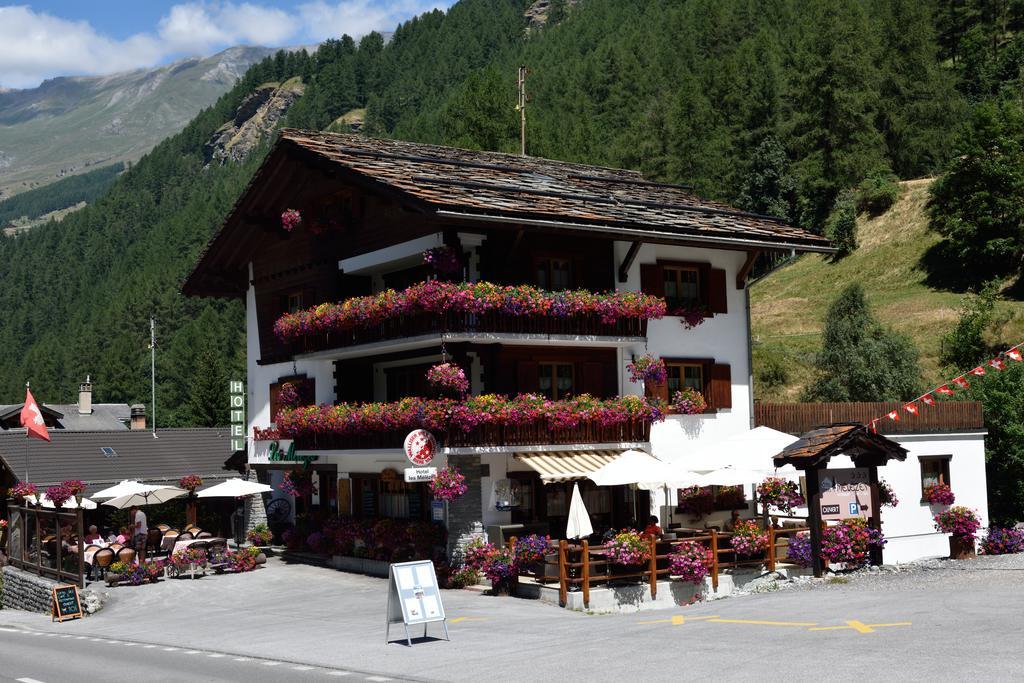 Hotel Les Melezes Hauderes Bagian luar foto