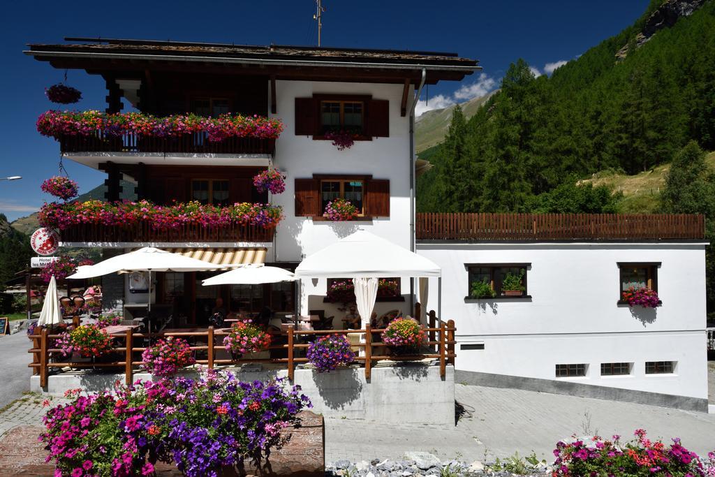 Hotel Les Melezes Hauderes Bagian luar foto
